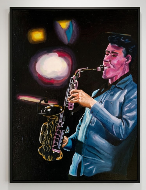 The Sax Man displayed in a room setting 2
